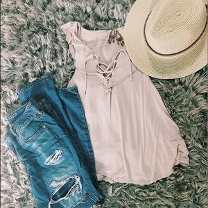 Light pink tank top from American Eagle